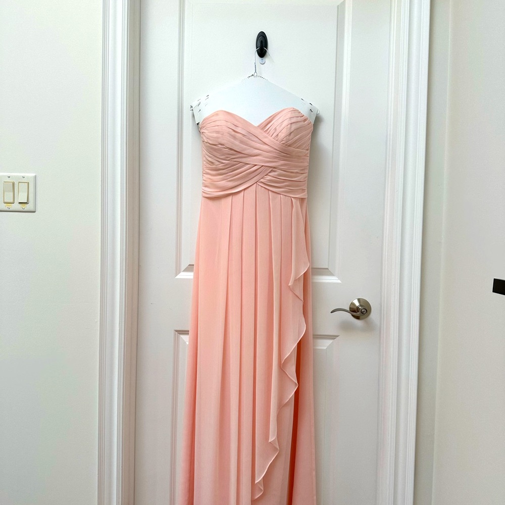 David's Bridal bride's maid dress